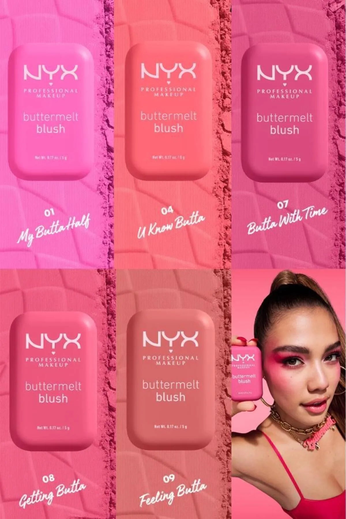 NYX Professional Makeup Buttermelt Blush Kremsi Pembe Pudra Allık - 04 U Know Butta